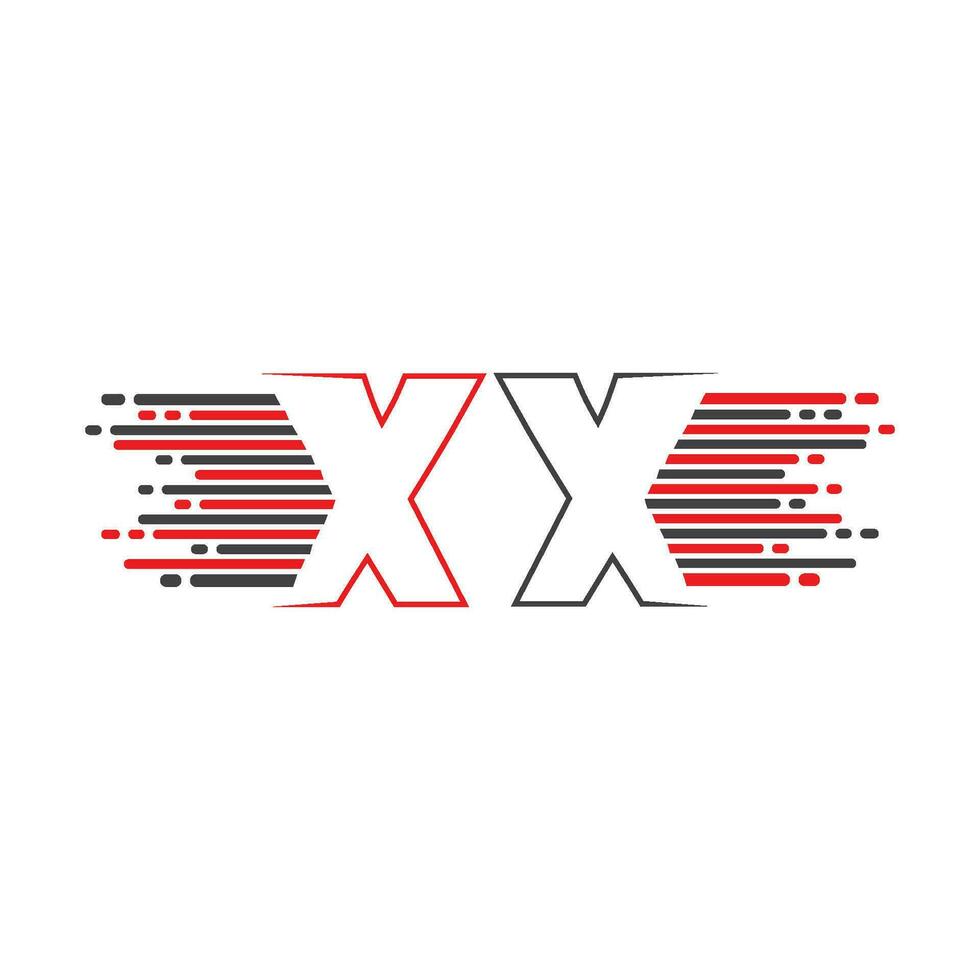 letter X logo vector