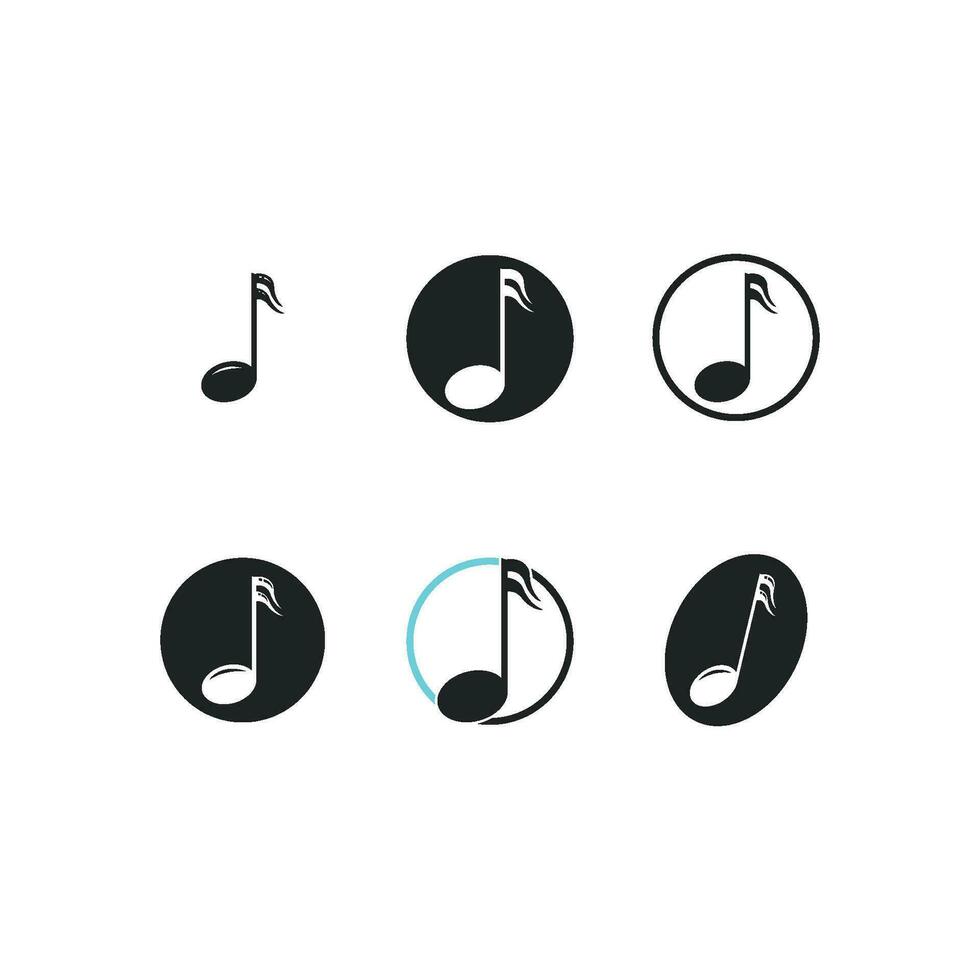 Music note Icon Vector