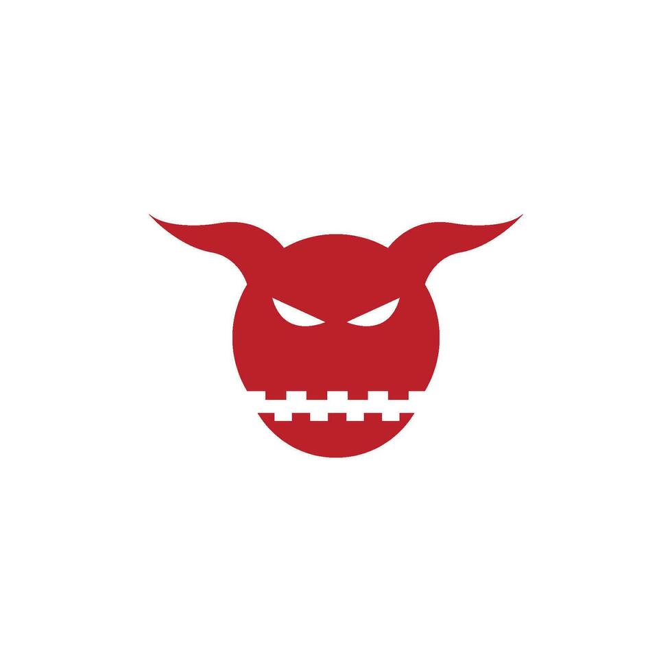 vector del logotipo del diablo