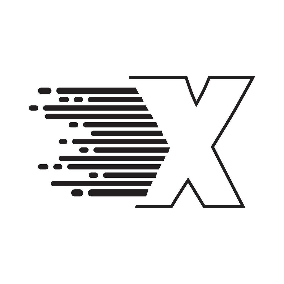 letter X logo vector