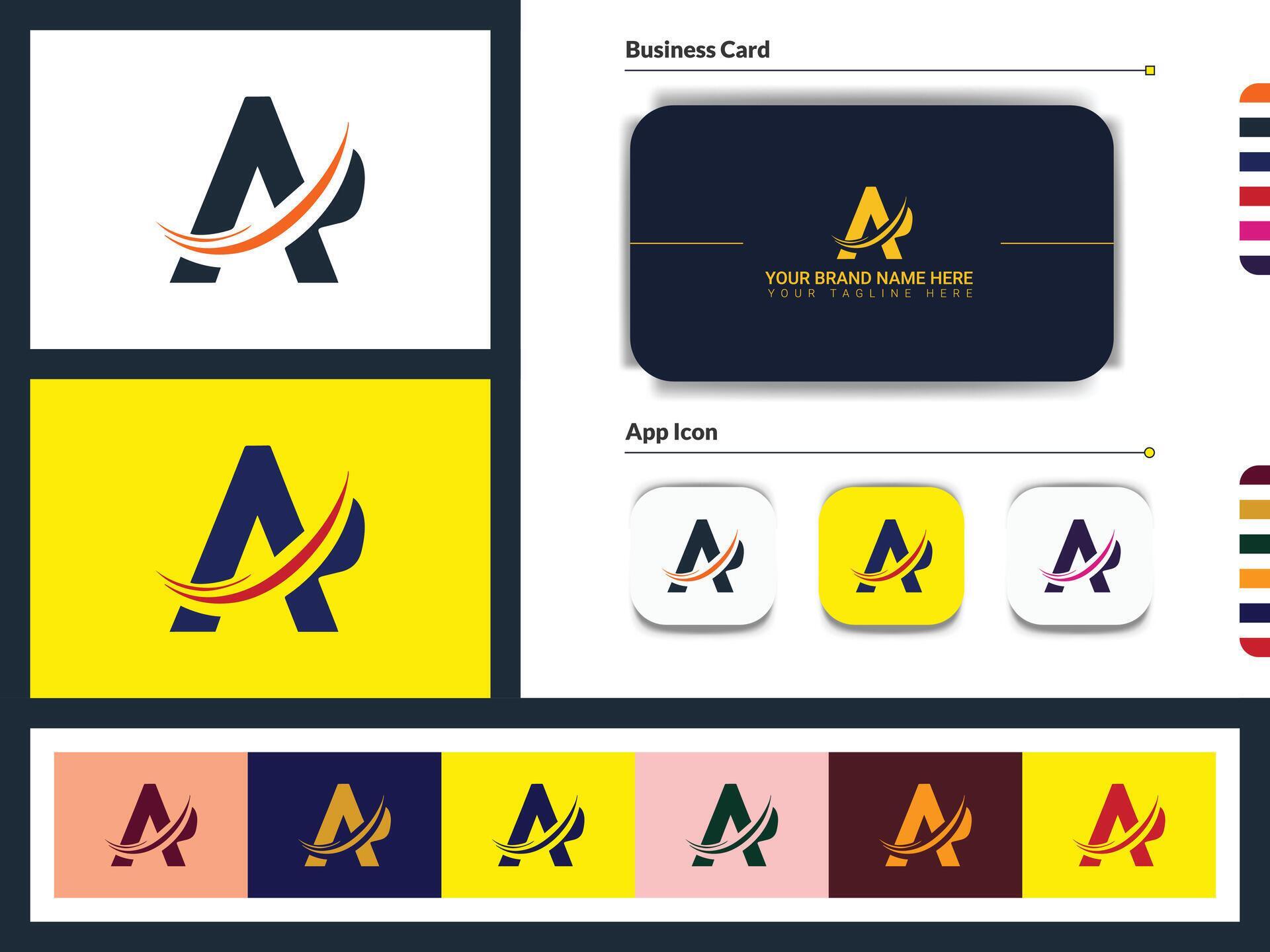 A letter logo or a text logo and a word logo design. 36166823 Vector