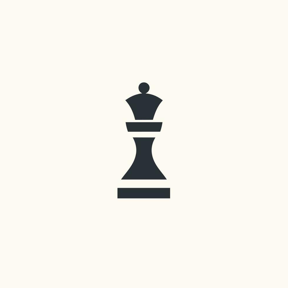 Security solution monochrome glyph logo. Digital transformation. Chess piece. Design element. Created with artificial intelligence. Ai art for corporate branding, software application, saas product vector