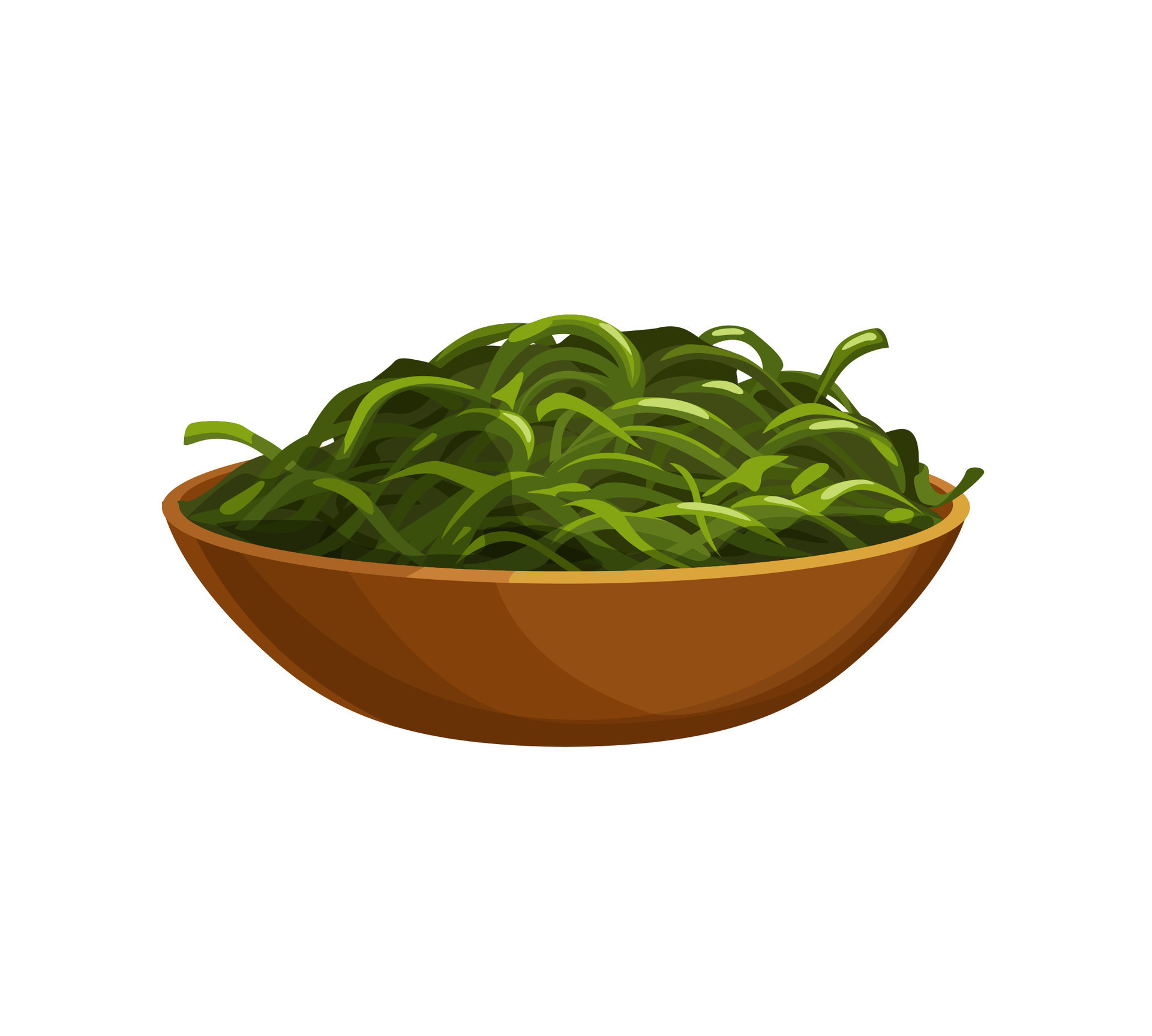 Cartoon seafood seaweed salad sea food cuisine 36167392 Vector