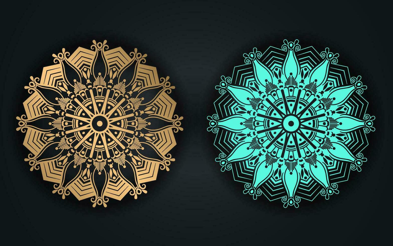 lujo vistoso islámico mandala antecedentes diseño o circular modelo en formar de mandala para alheña, mehndi, tatuaje, decoración. decorativo ornamento en étnico oriental estilo. colorante libro página. vector