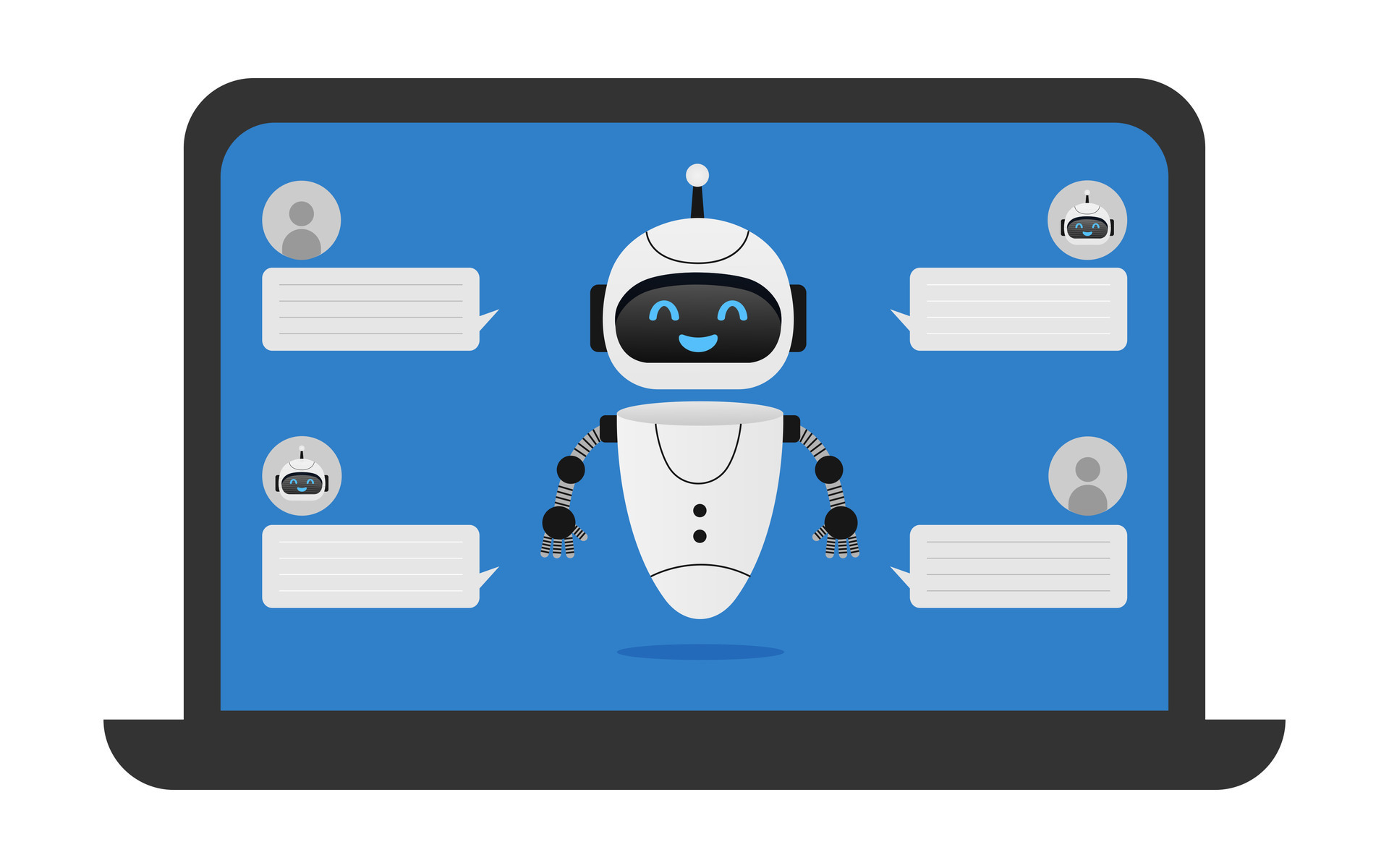 Chatbot Neural Network Ai Servers And Robots Technology Cute Chatbot Chatbot Neural Network Ai Servers And Robots Technology Cute Chatbot