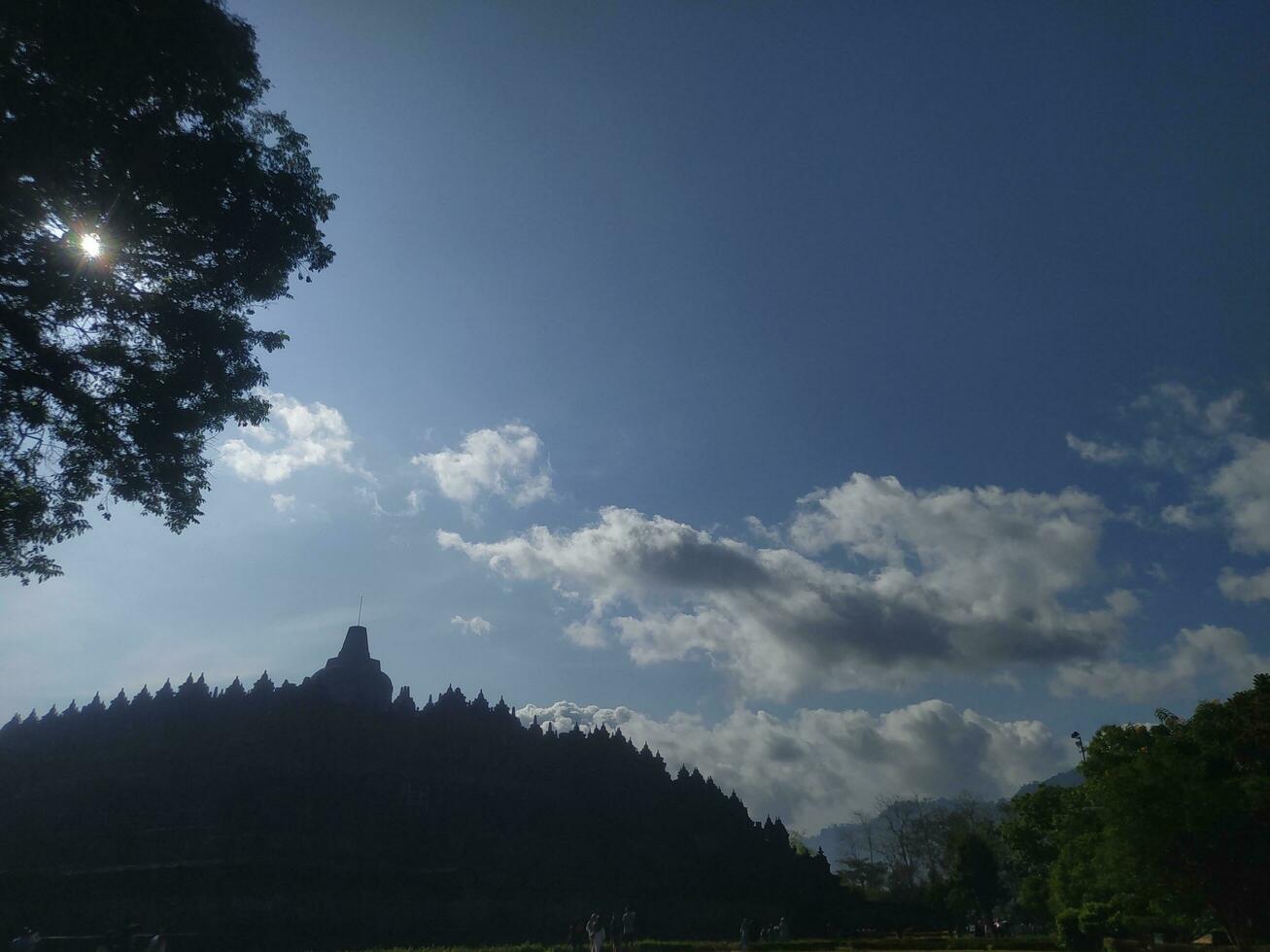 Borobudur Temple is one of the oldest buildings and wonders of the world in Indonesia photo