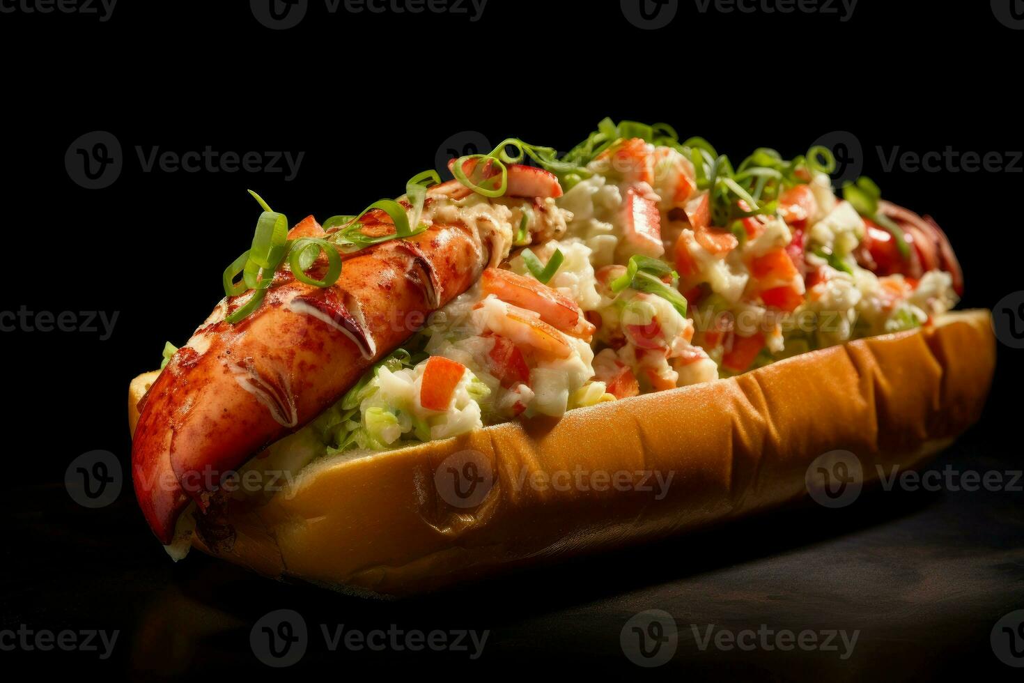 AI generated Succulent Lobster roll. Generate Ai photo
