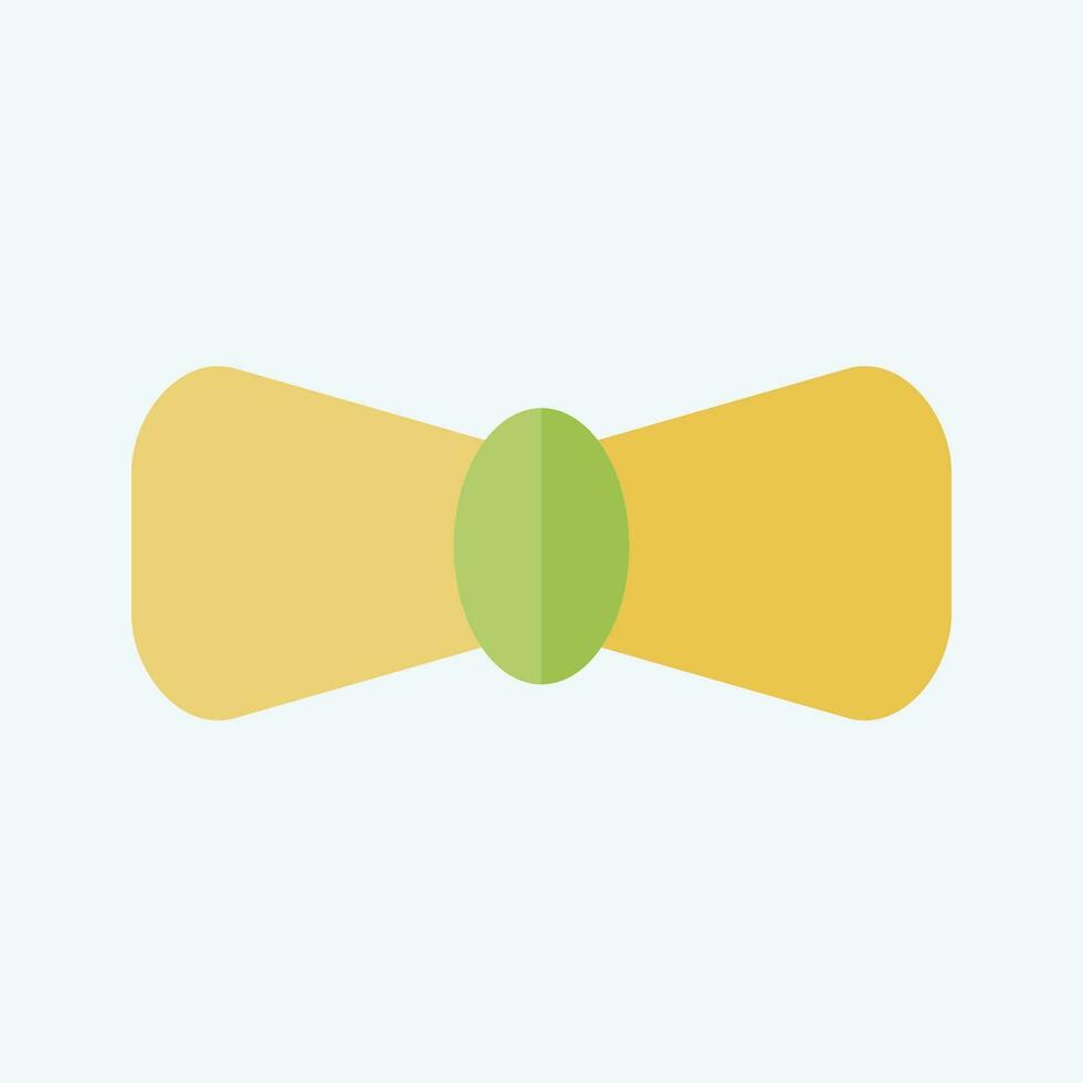 Icon Bow Tie. related to Ireland symbol. flat style. simple design editable. simple illustration vector