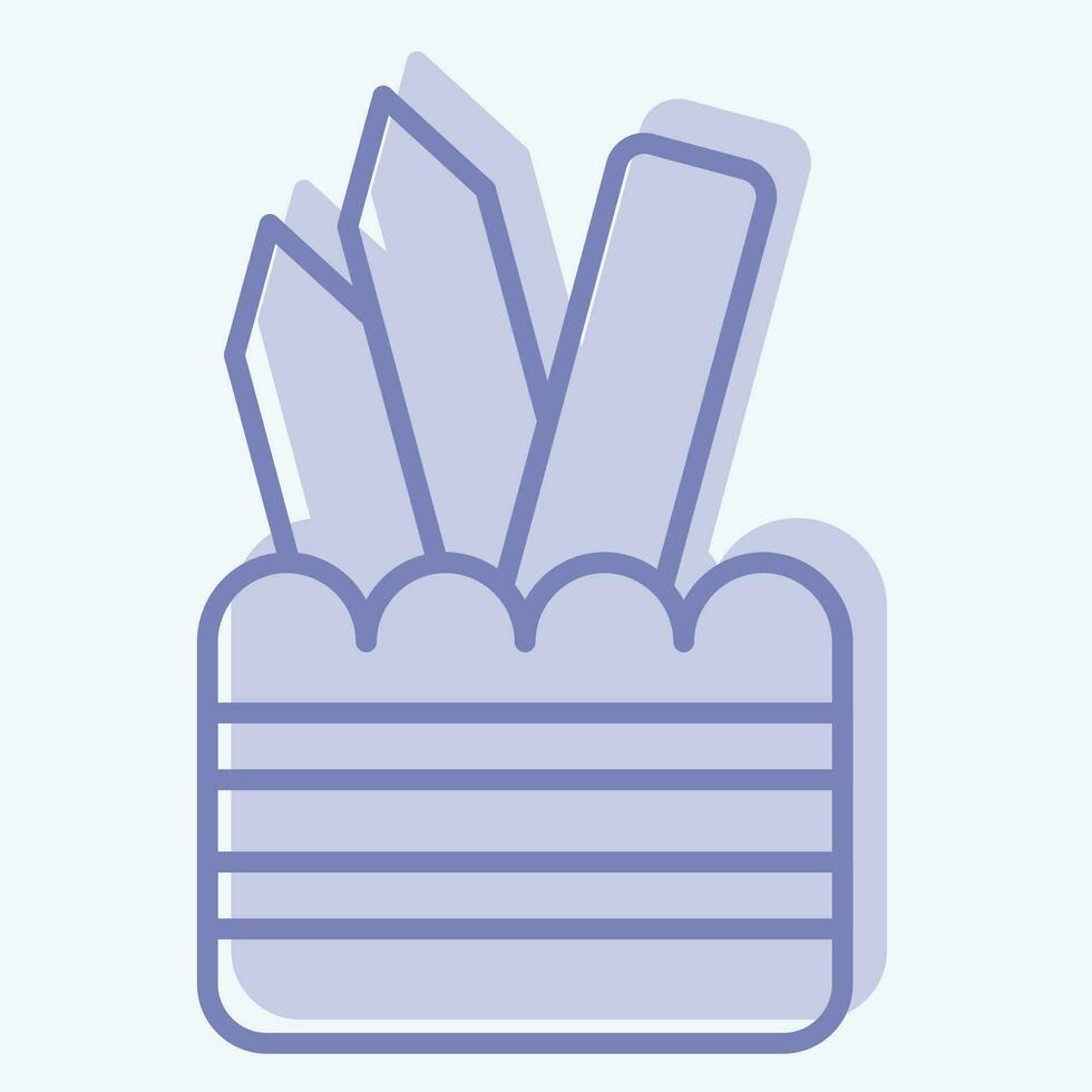 Icon Recyclable. related to Plastic Pollution symbol. two tone style. simple design editable. simple illustration vector