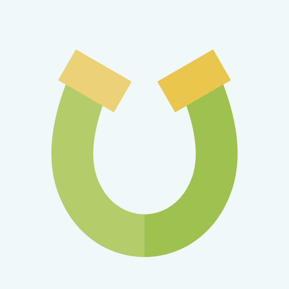 icono caballo zapato. relacionado a Irlanda símbolo. plano estilo. sencillo diseño editable. sencillo ilustración vector