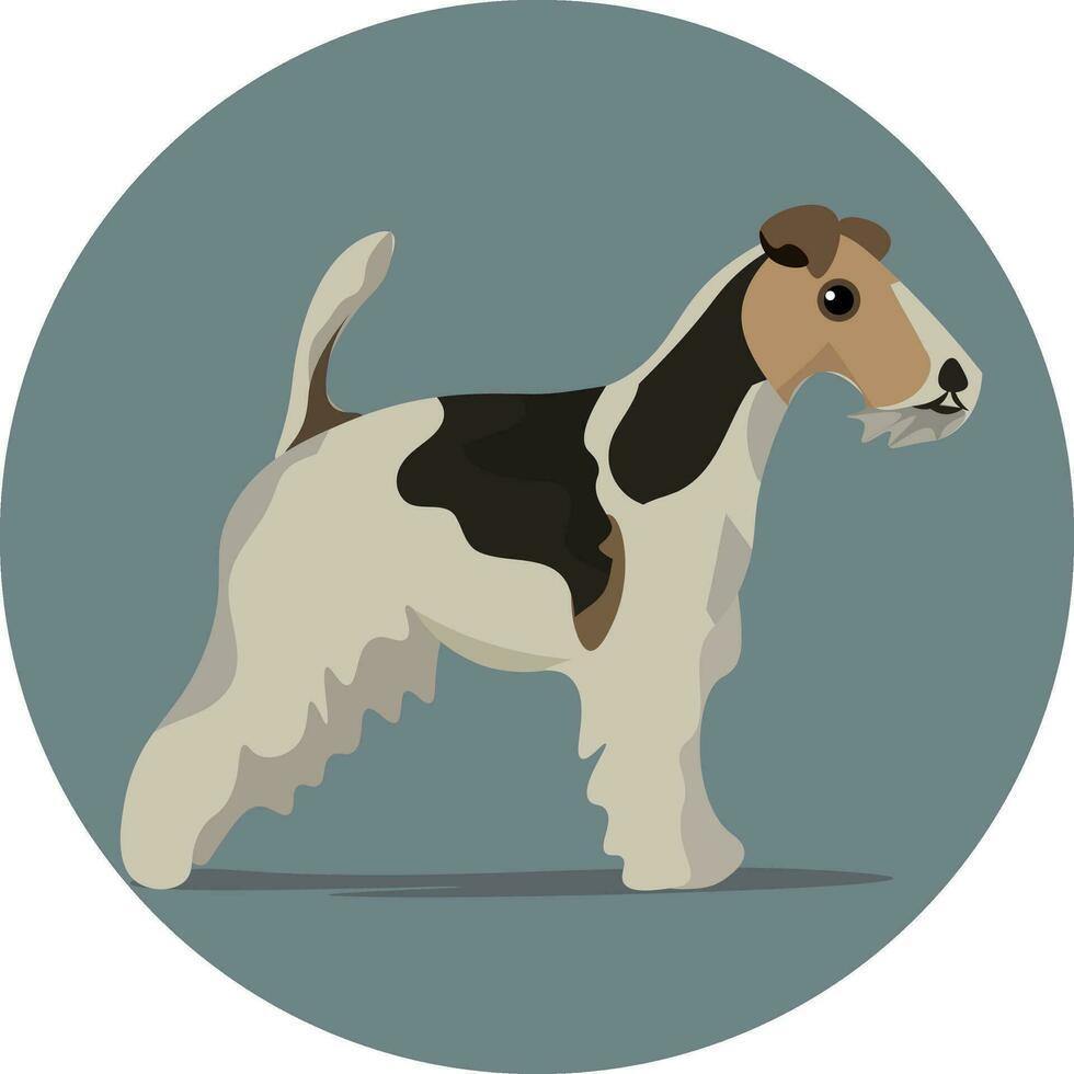 Cute dog illustration vector