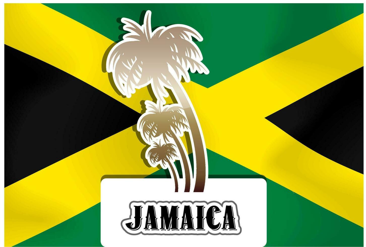 Jamaica concept illustration vector