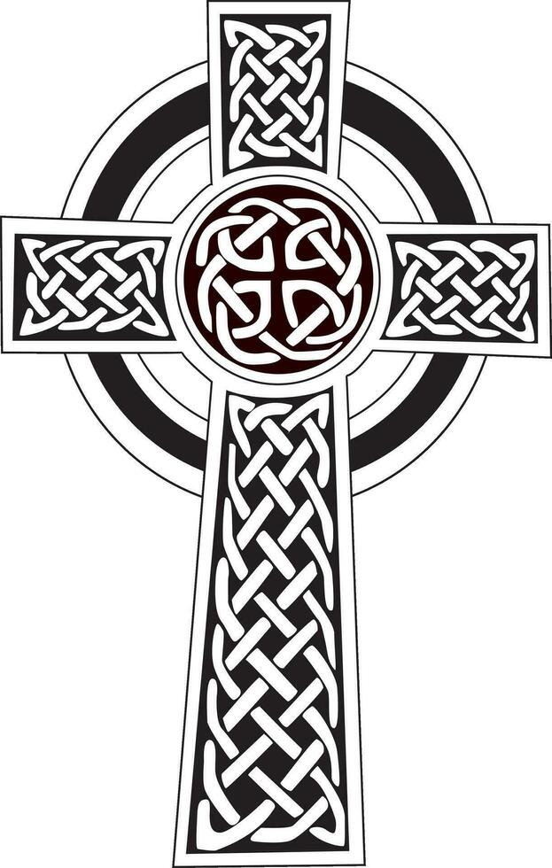 celtic cross vector illustration
