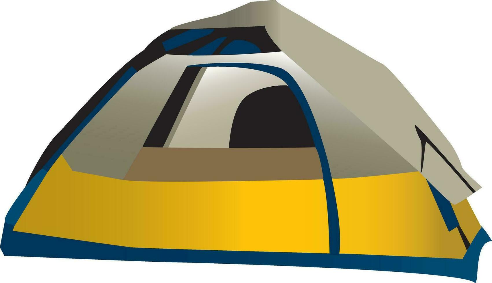 Camping tent illustration vector
