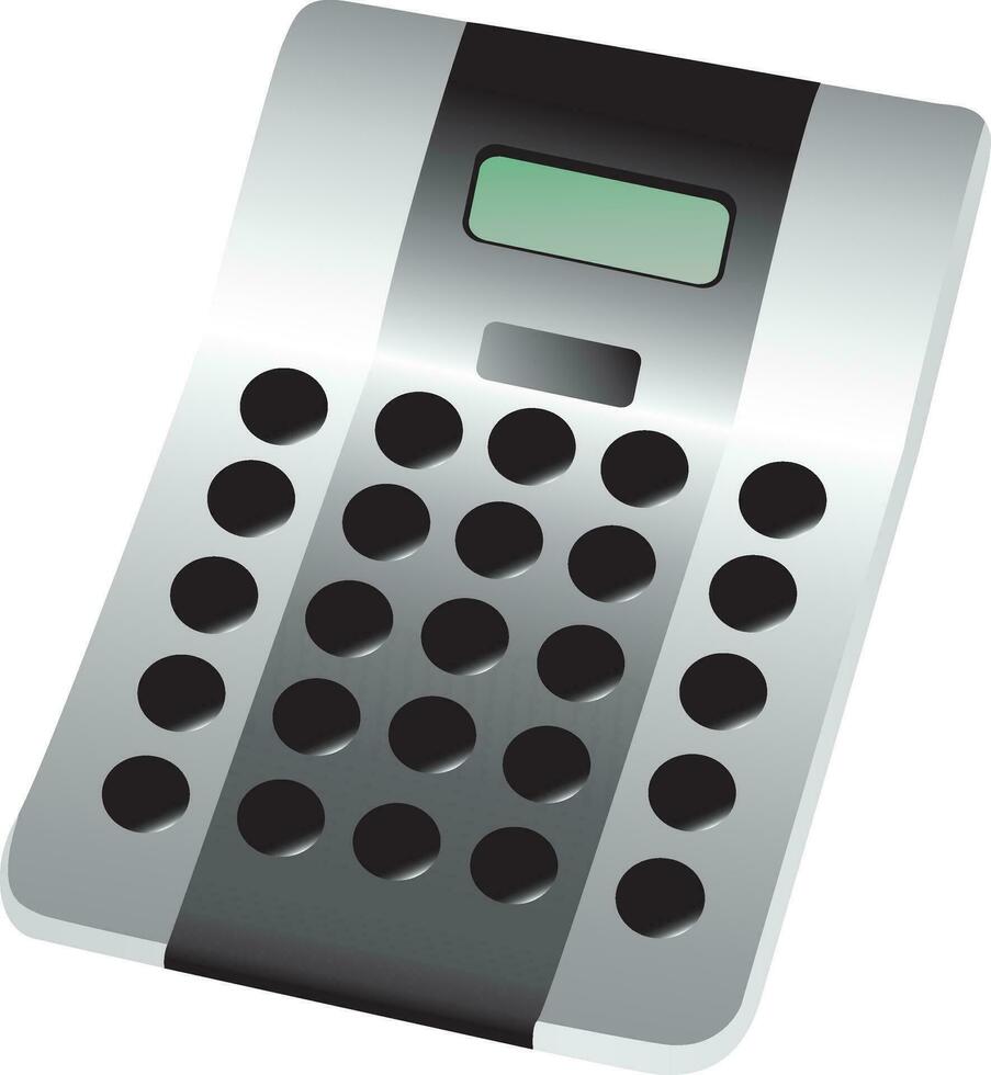 Isolated Electronic calculator vector