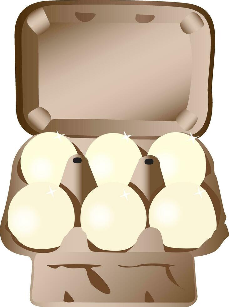 Isolated Egg Box vector
