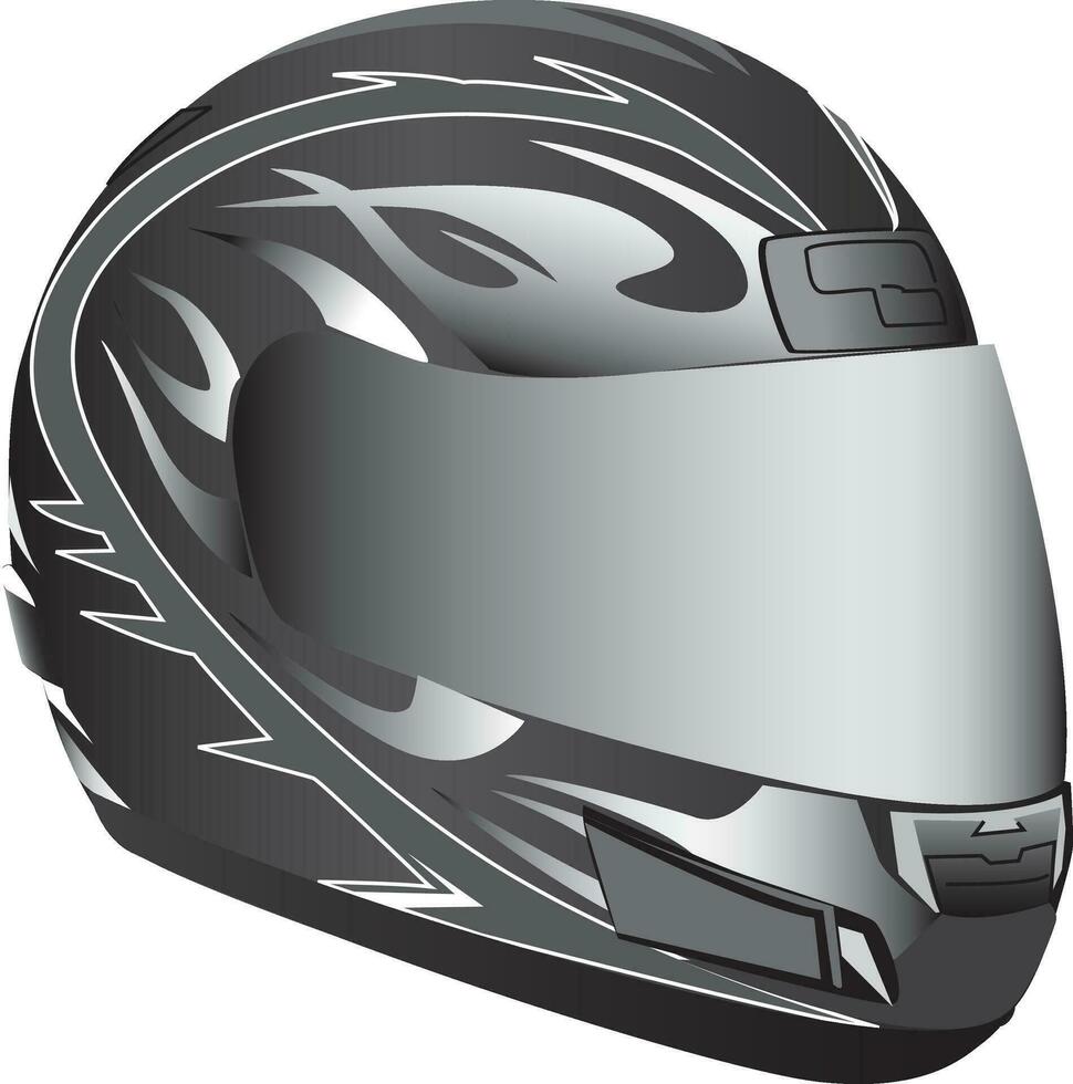 Isolated Motorcycle helmet vector