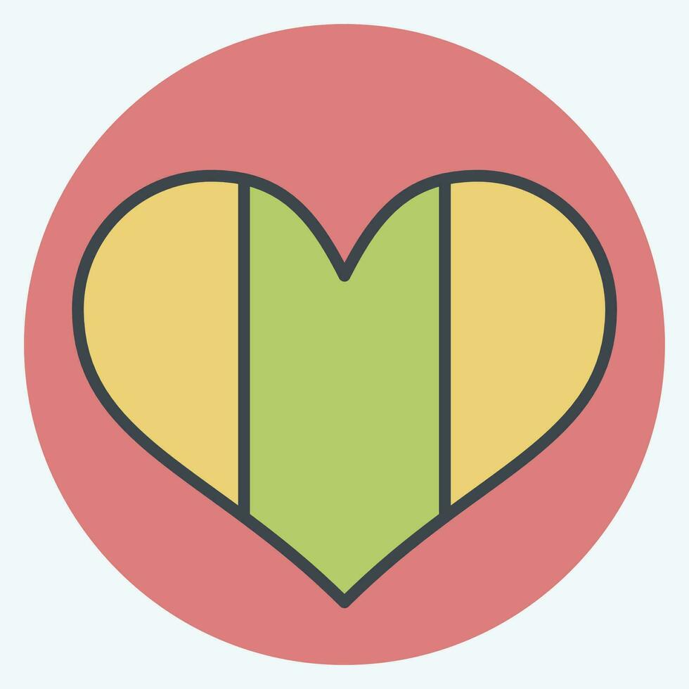 Icon Ireland. related to Ireland symbol. color mate style. simple design editable. simple illustration vector
