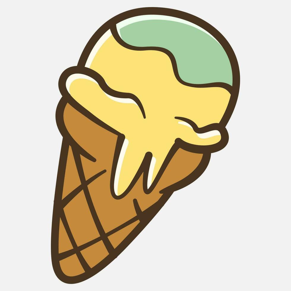 ice cream summer vector