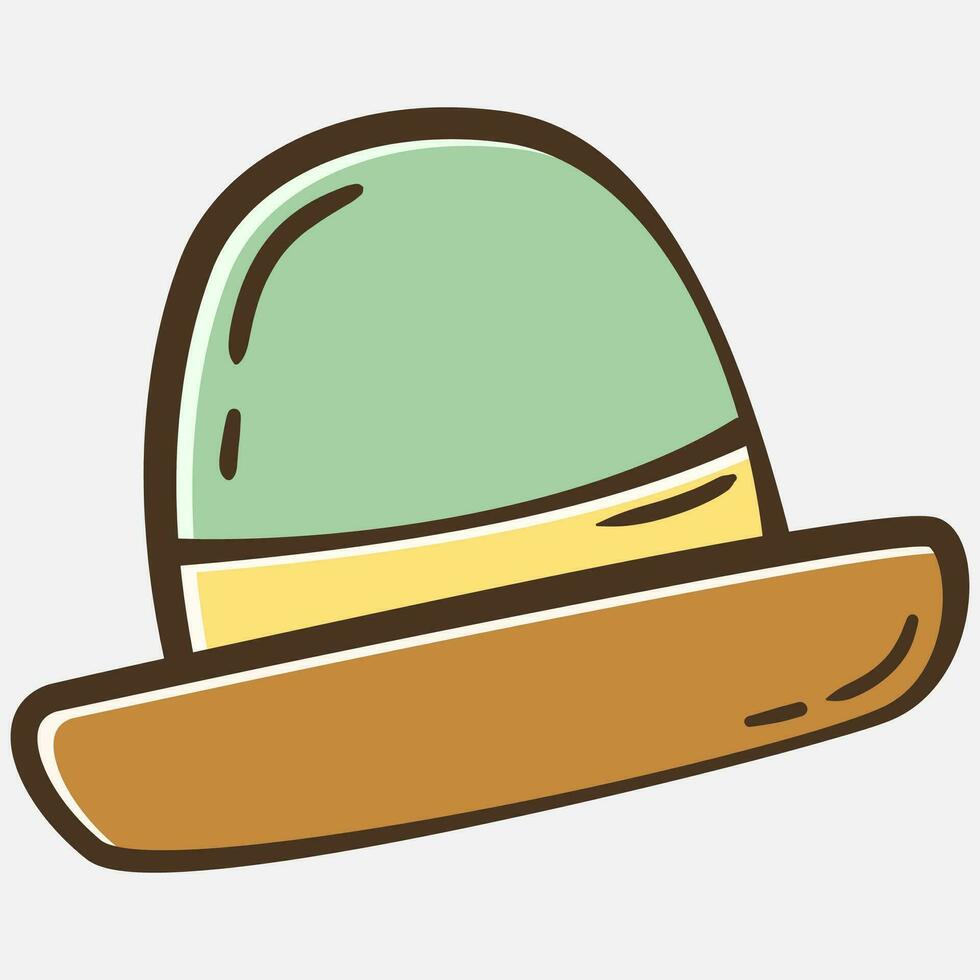 Beach hat summer vector
