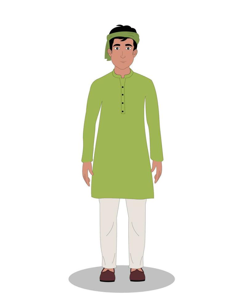 Indian boy front view cartoon character for cartoon animation stories ...