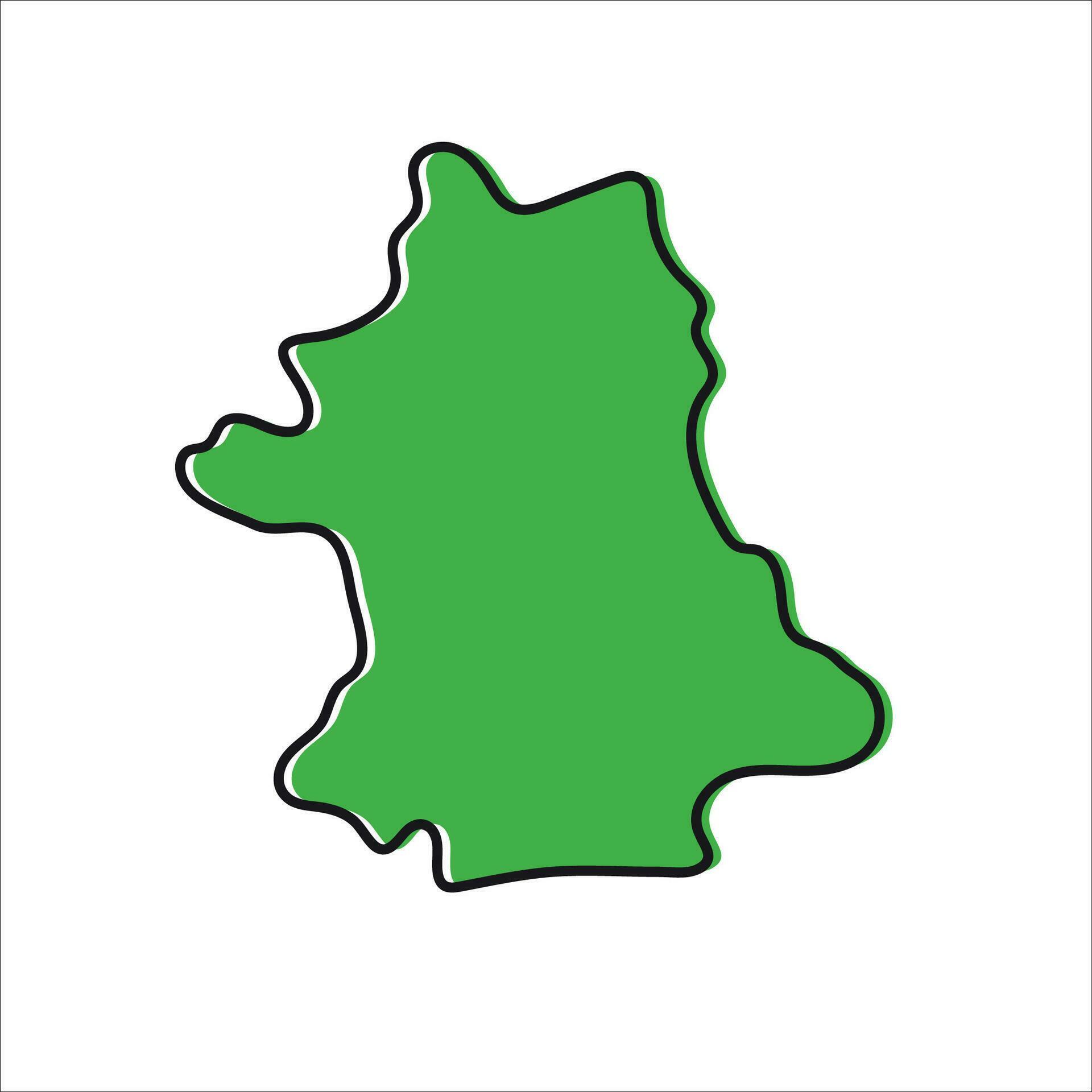 Zhemgang district of Bhutan vector map illustration. 36171745 Vector