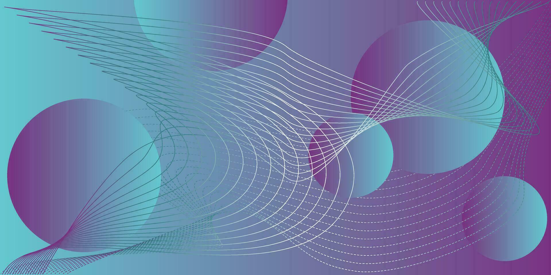 Modern abstract gradient wavy geometric background. Convenient for landing page, website, banner, poster, cover, postcard. vector