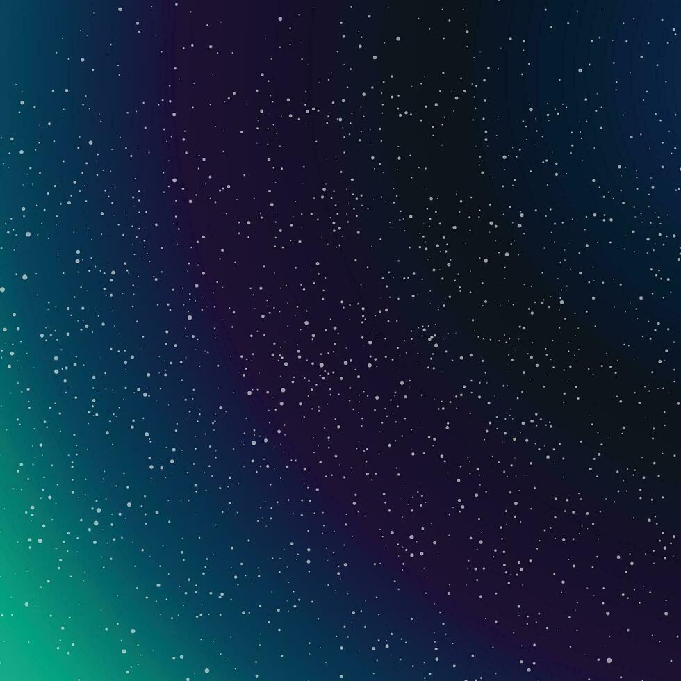 An Illuminated starry sky background vector