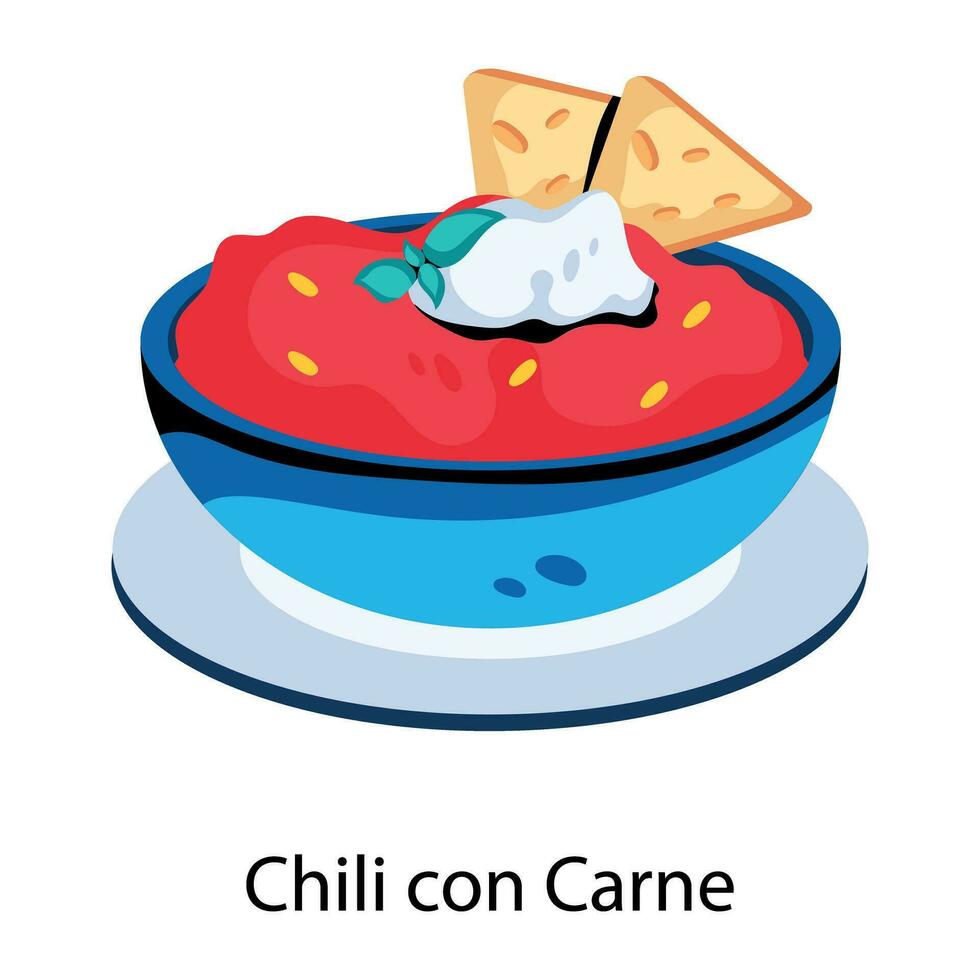 Chili con Carne vector