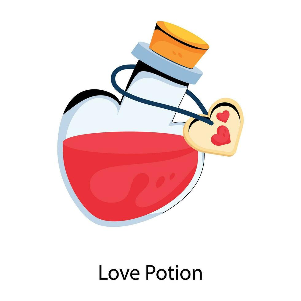 Trendy Love Potion vector