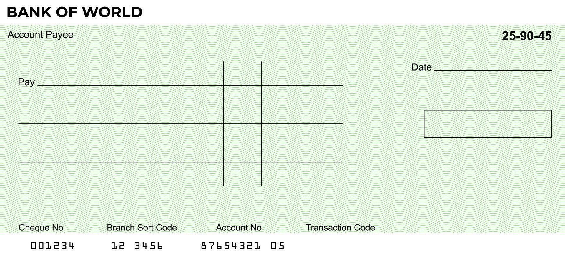 vector de blanco banco o personal controlar. pago, dinero, dinero en efectivo, divisa, controlar, billete de banco