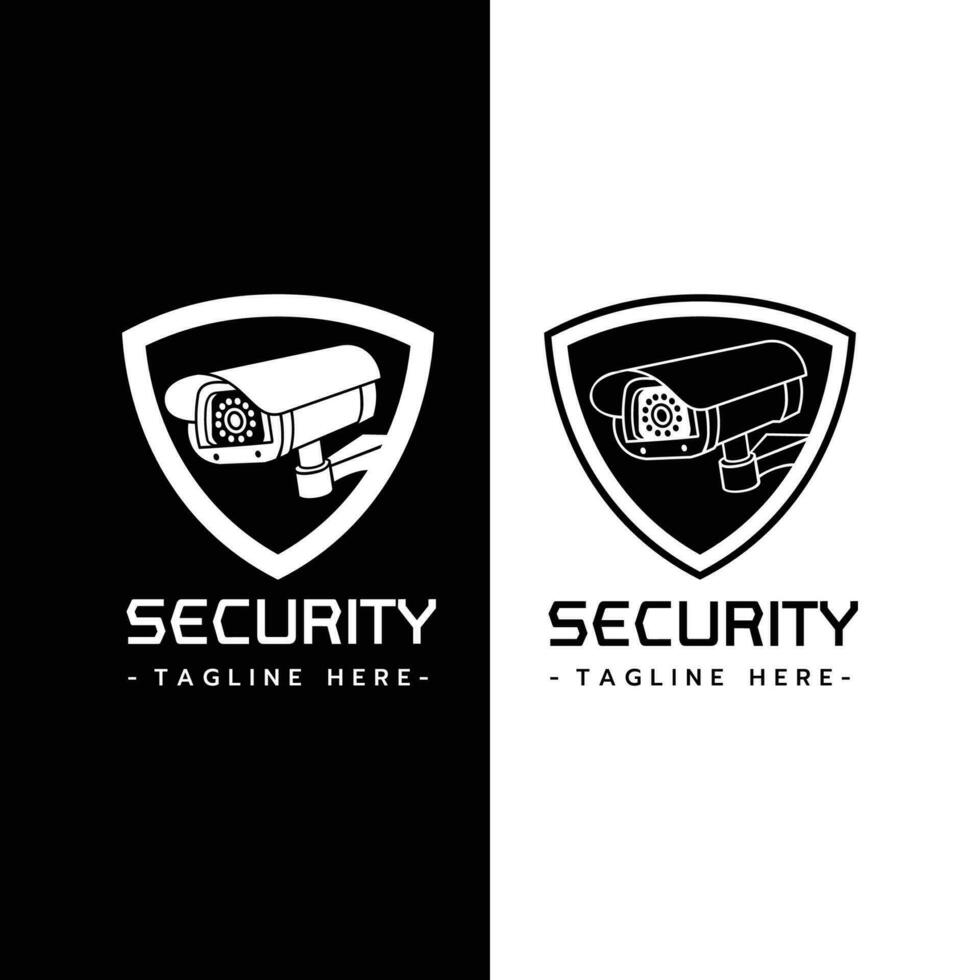 CCTV Security Camera Logo icon isolated vector illustration