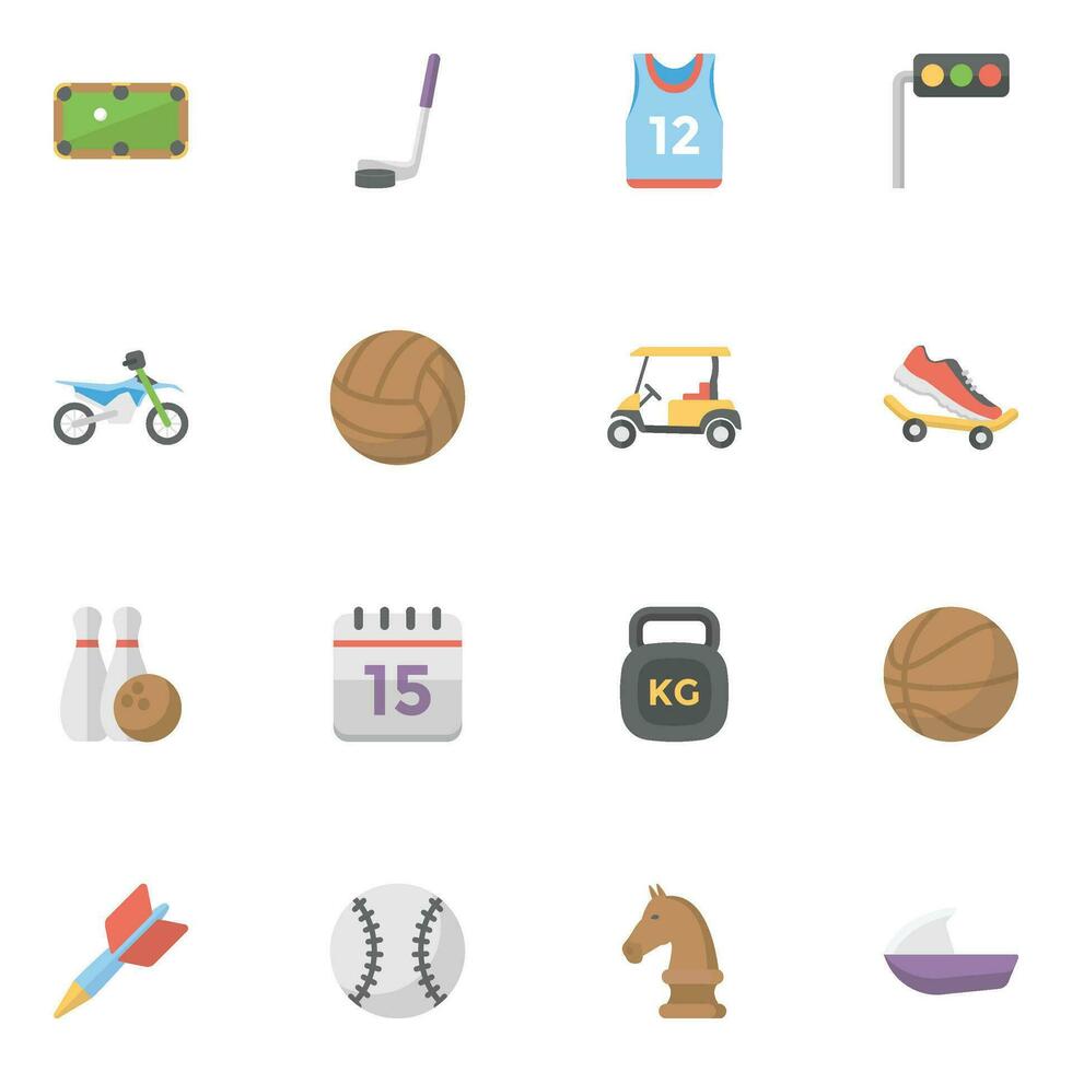 paquete de Deportes icono vectores