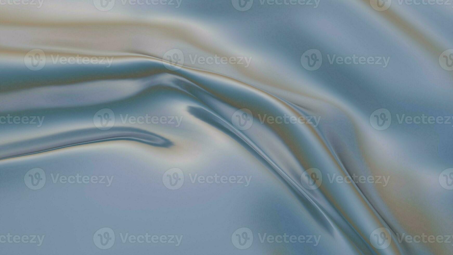 Abstract silver pearl silk background with ripples.3D render. photo