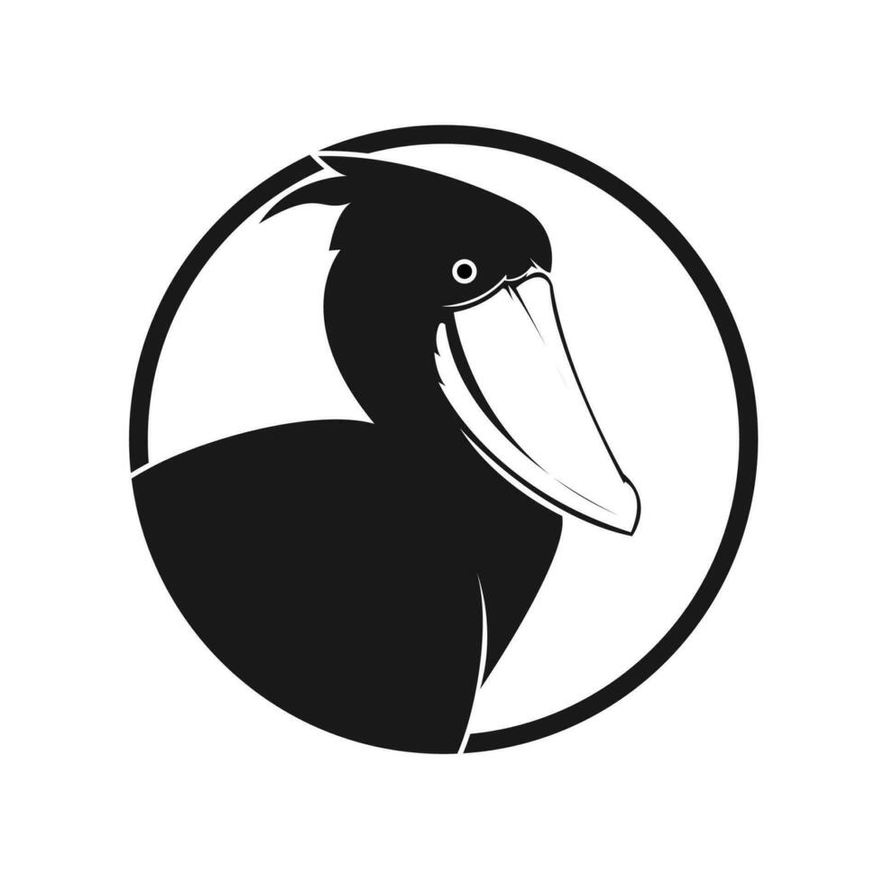 pájaro icono logo vector