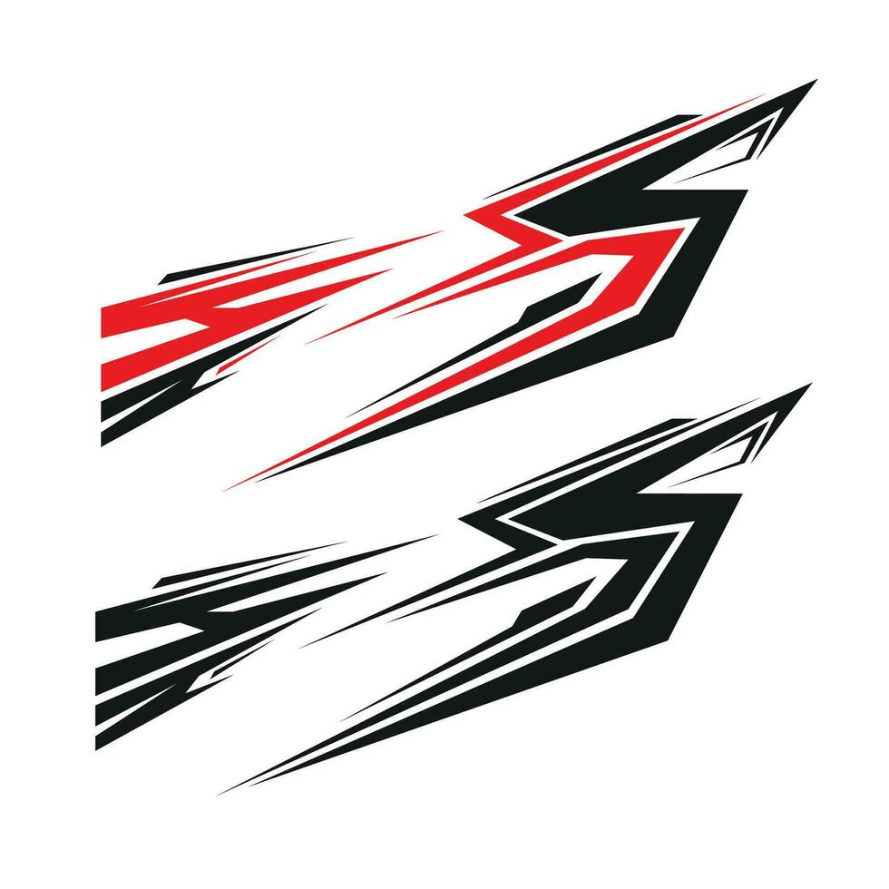 vector car livery background decal design