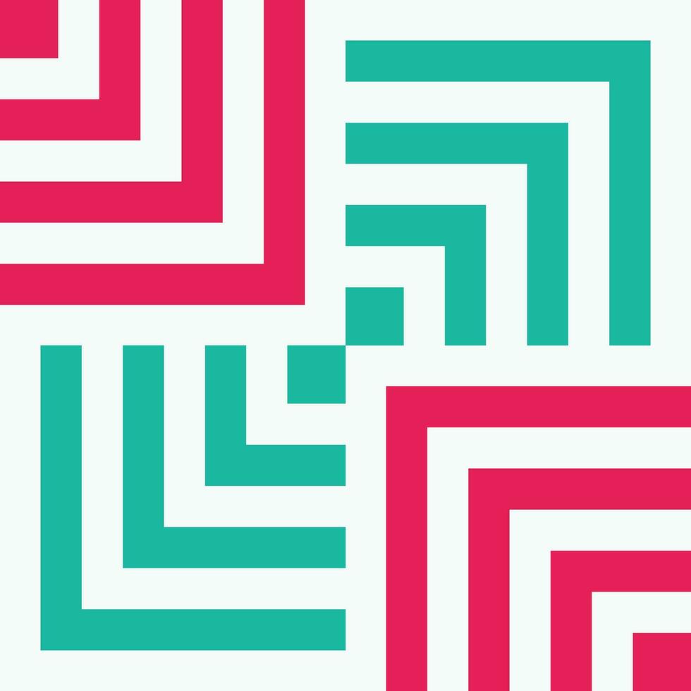Seamless vector geometric color pattern background. Full color modern.