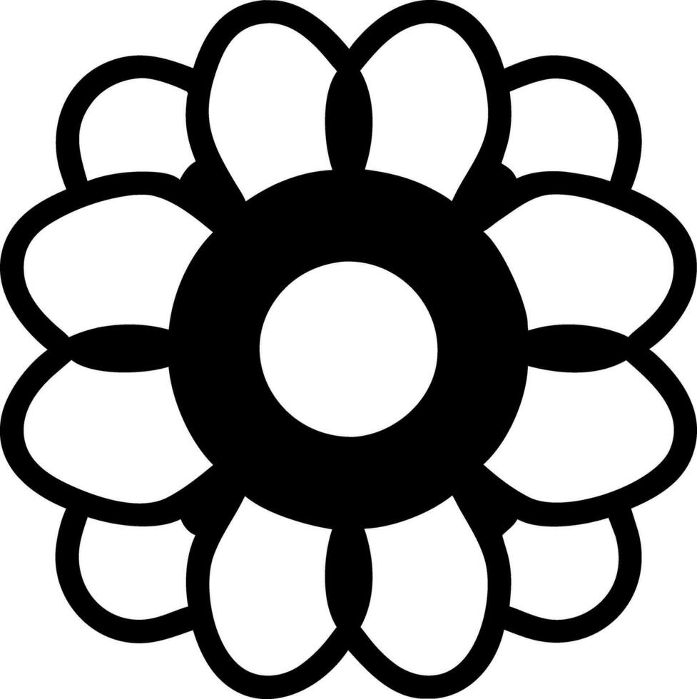 flower icon vector