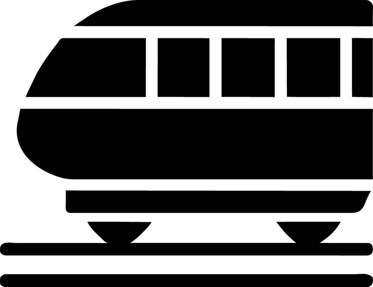 tren icono vector