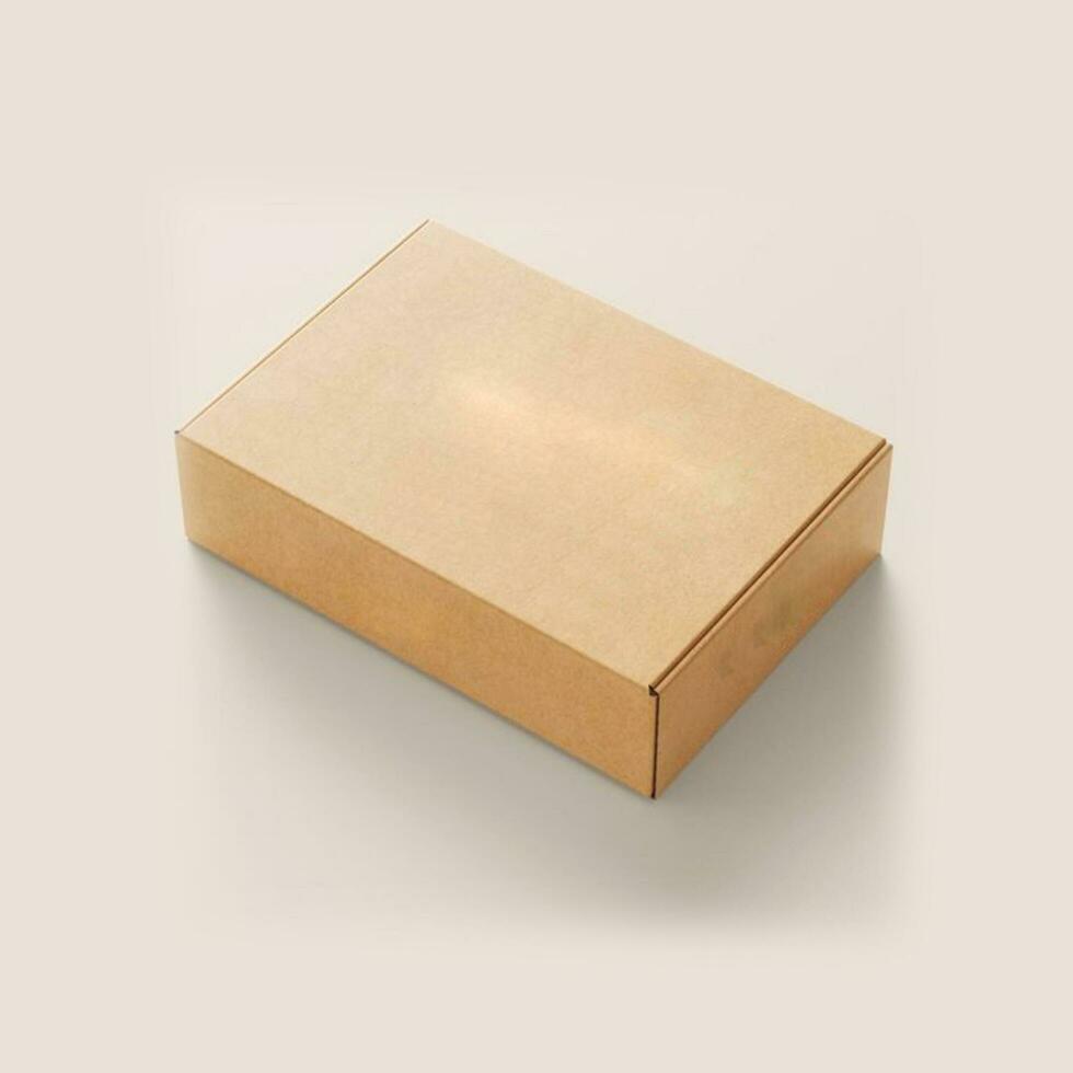 Mock up white cardboard box. Set of Blank white product packagings box. photo