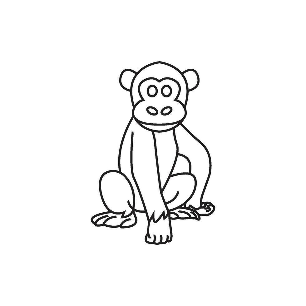 mono logo vector icono sencillo ilustración diseño