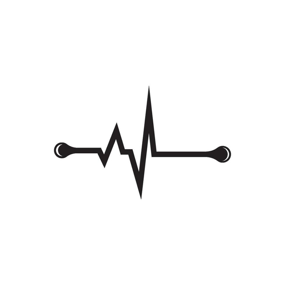 Sound Wave Illustration Logo Icon Vector Template