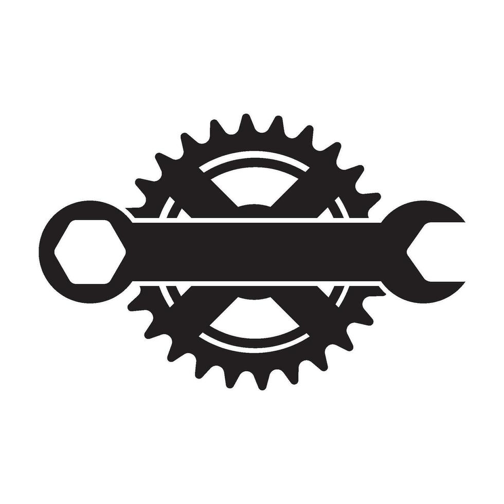 repair shop or automotive icon vector illustration symbol design