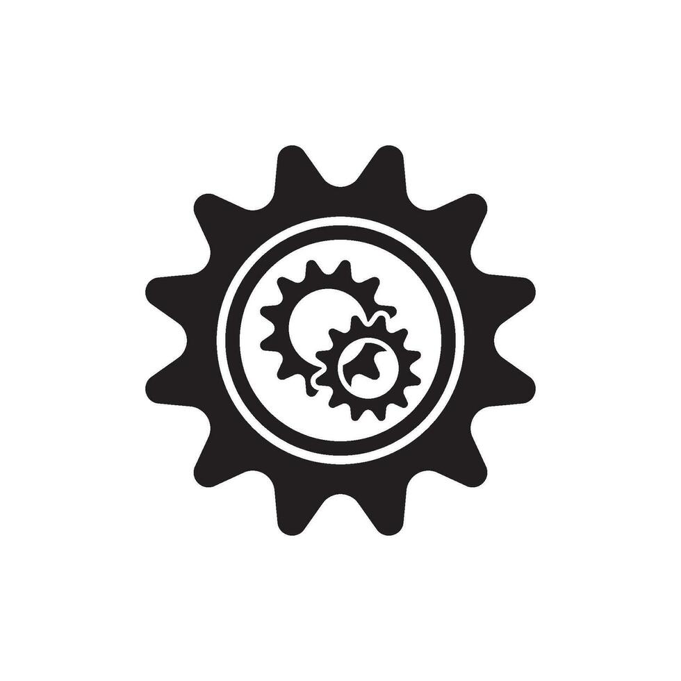 repair shop or automotive icon vector illustration symbol design