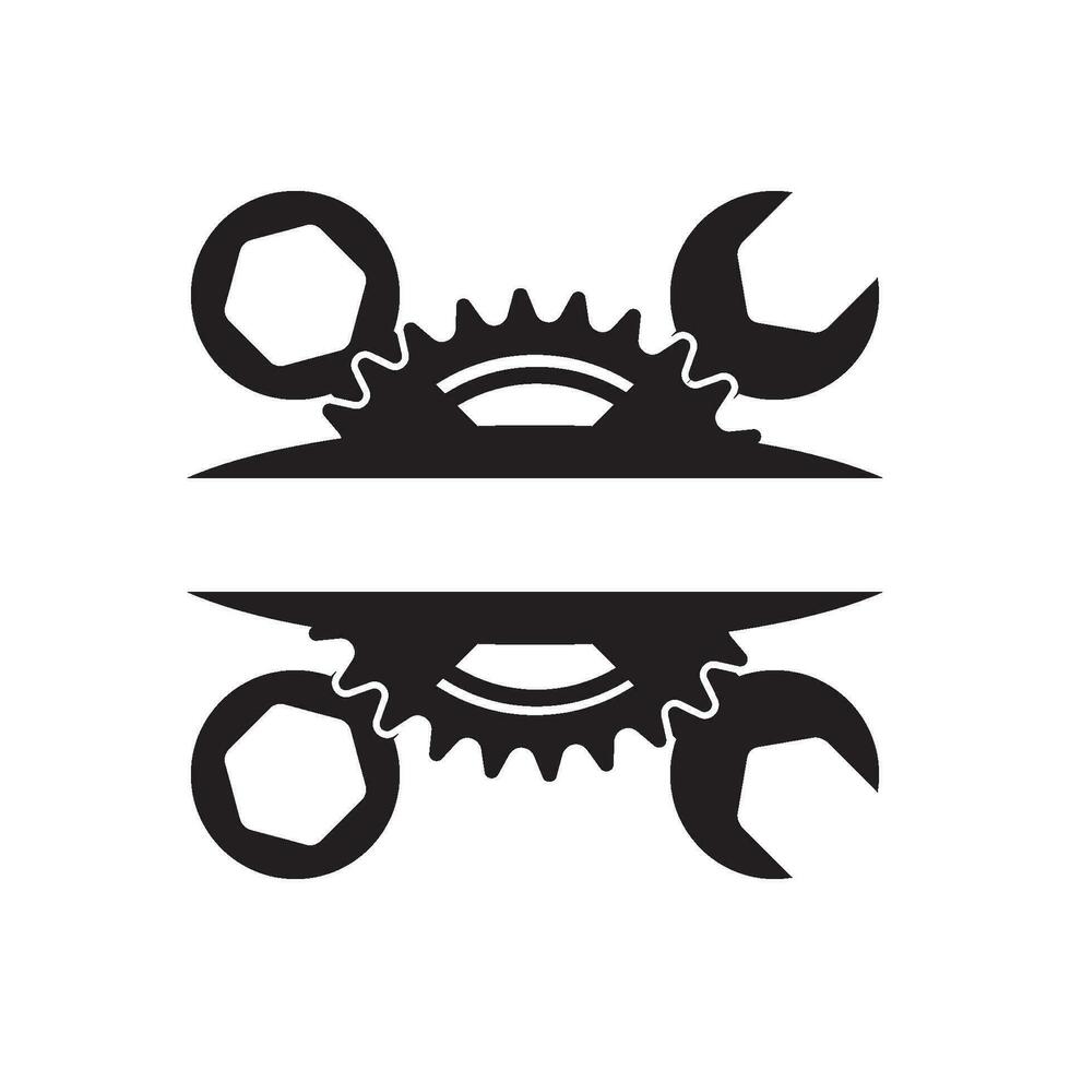 repair shop or automotive icon vector illustration symbol design