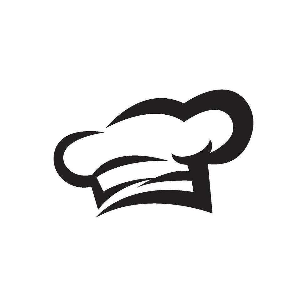 hat chef logo template vector illustration