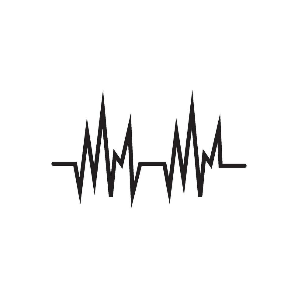 Sound Wave Illustration Logo Icon Vector Template