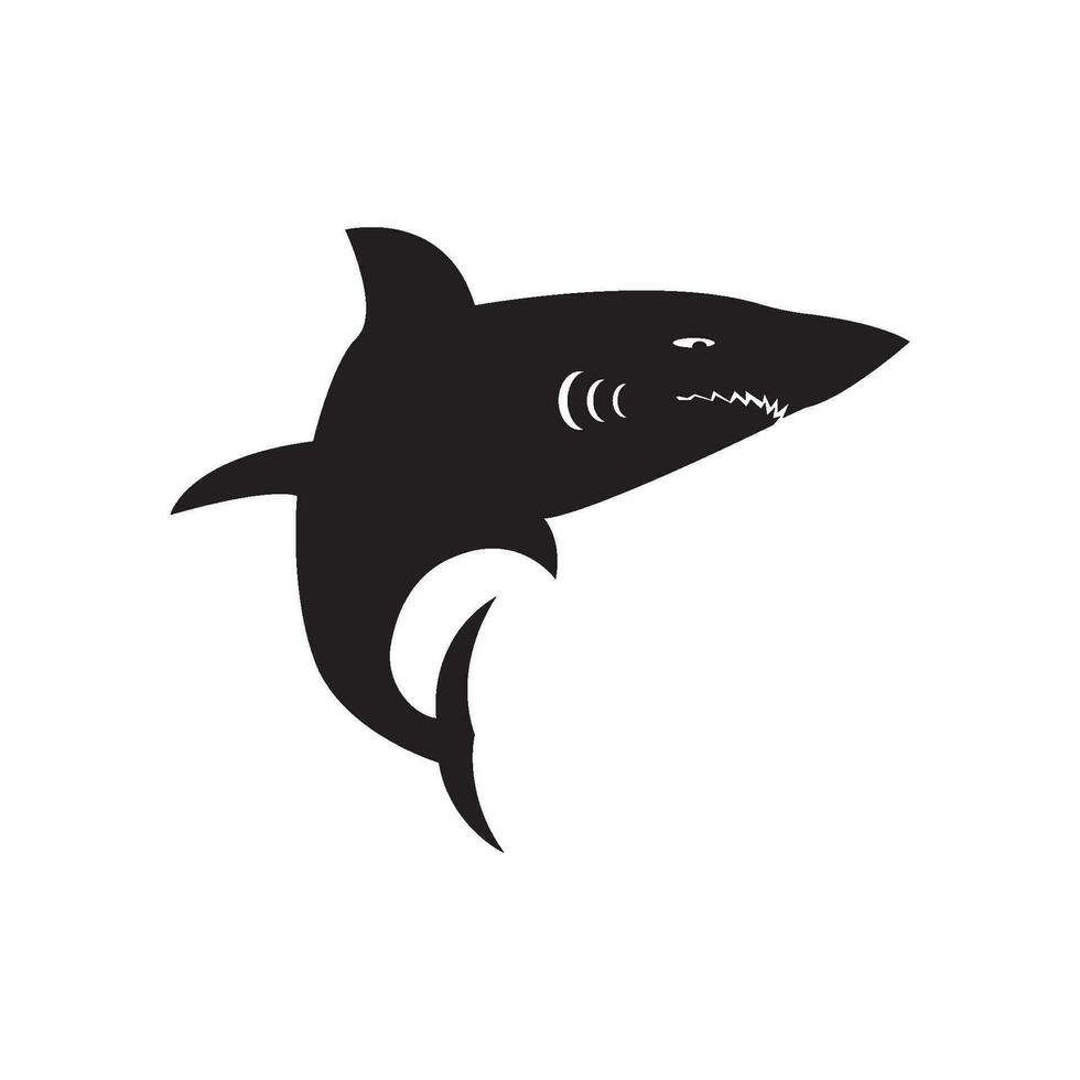 Shark logo icon,design vector illustration