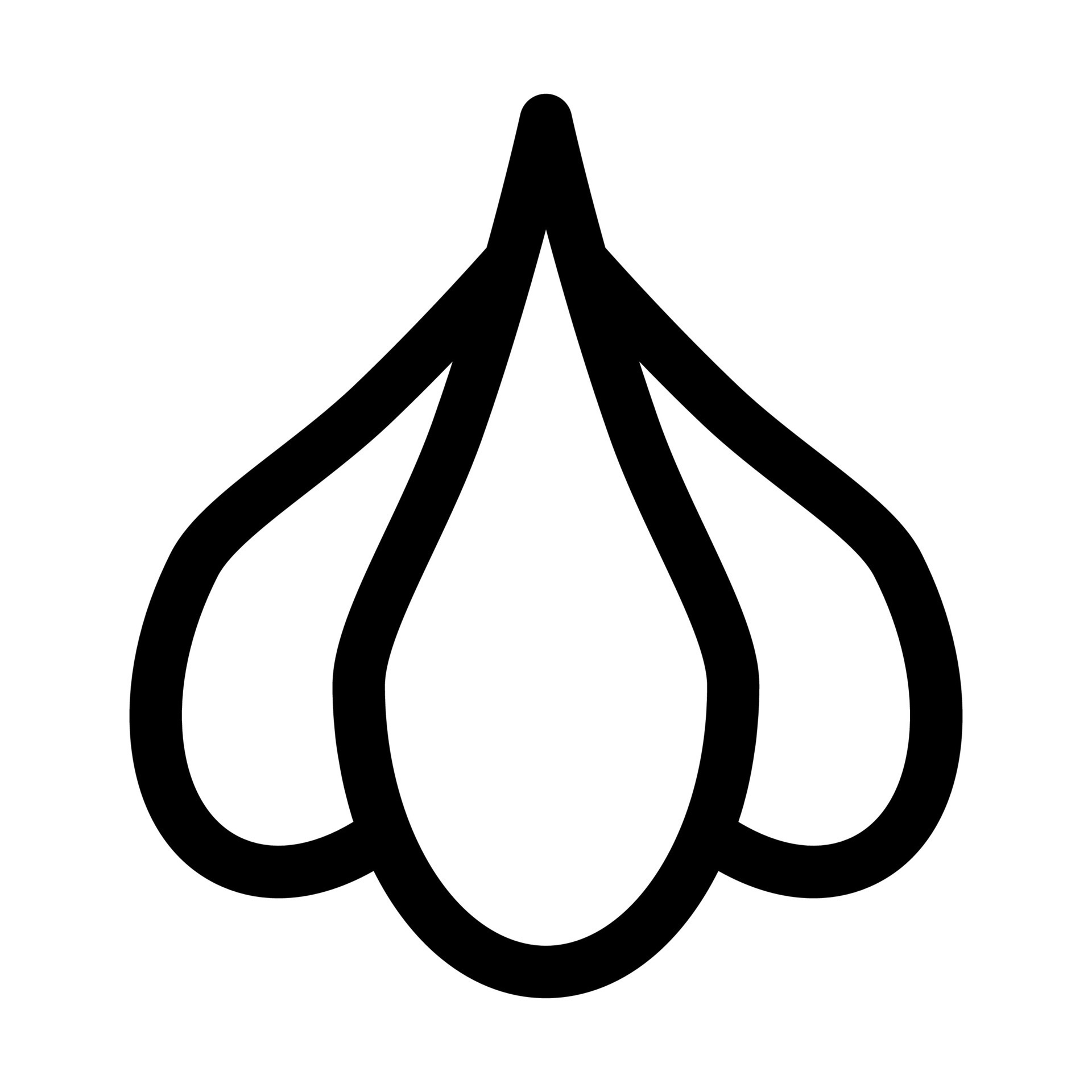 Garlic black vector icon isolated on white background 36175282 Vector