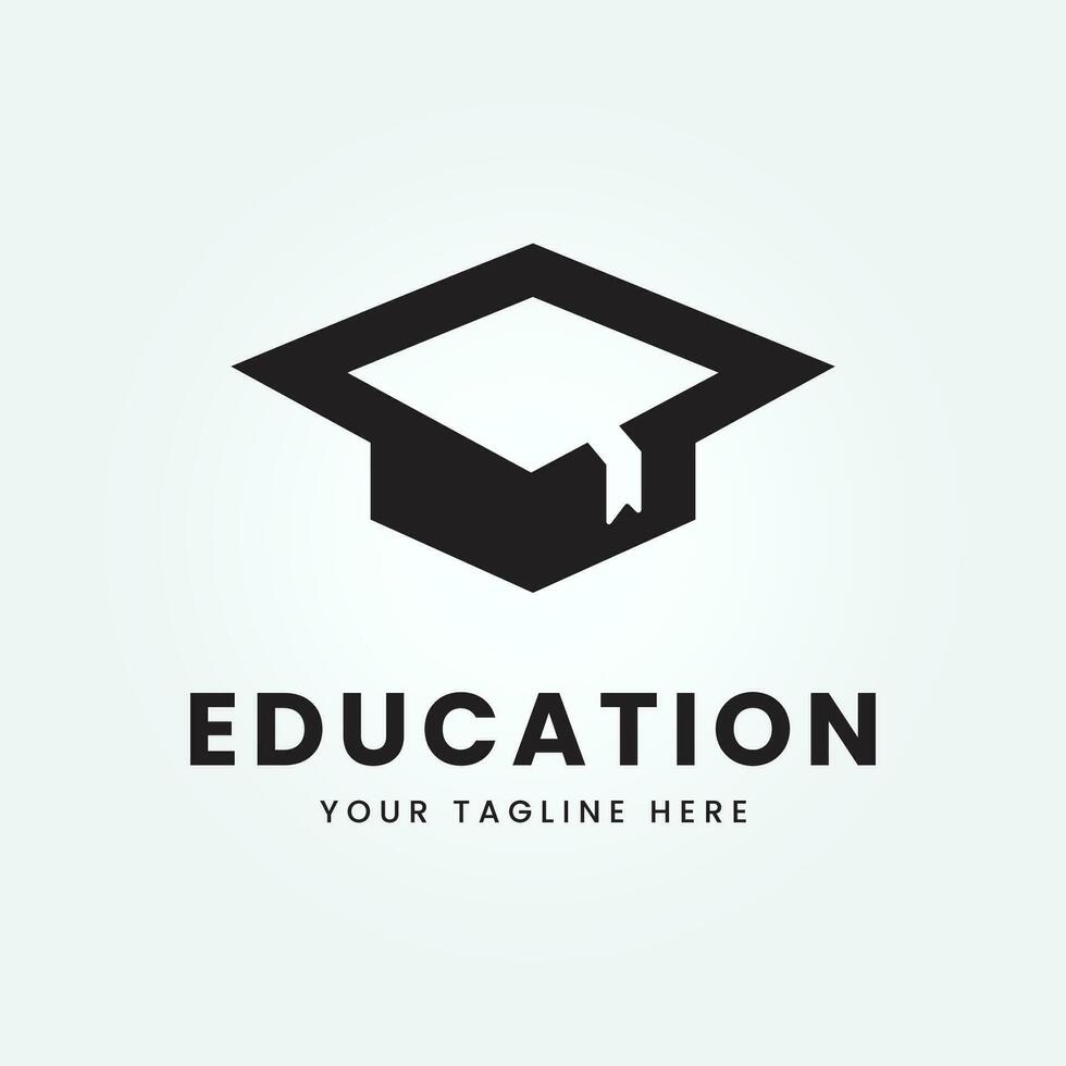 educación logo icono diseño vector ilustración
